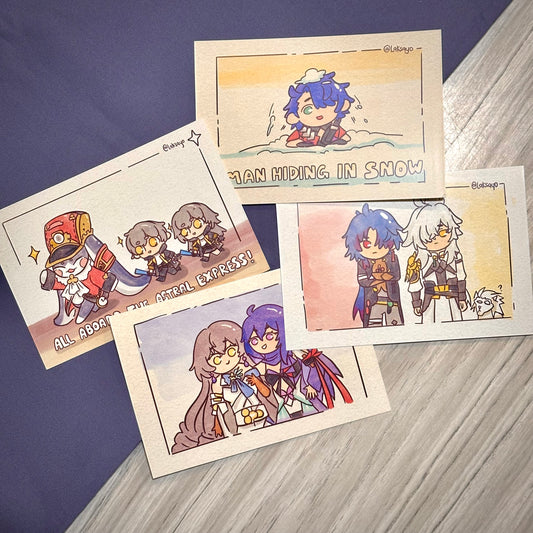 Chibi Postcards ◆ Honkai: Star Rail ◆