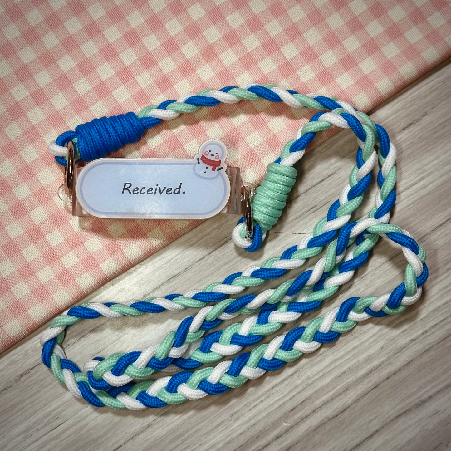 Acrylic Phone Clip + Lanyard #1