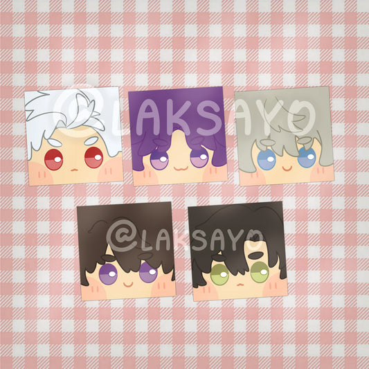 Deepspace Square Stickers