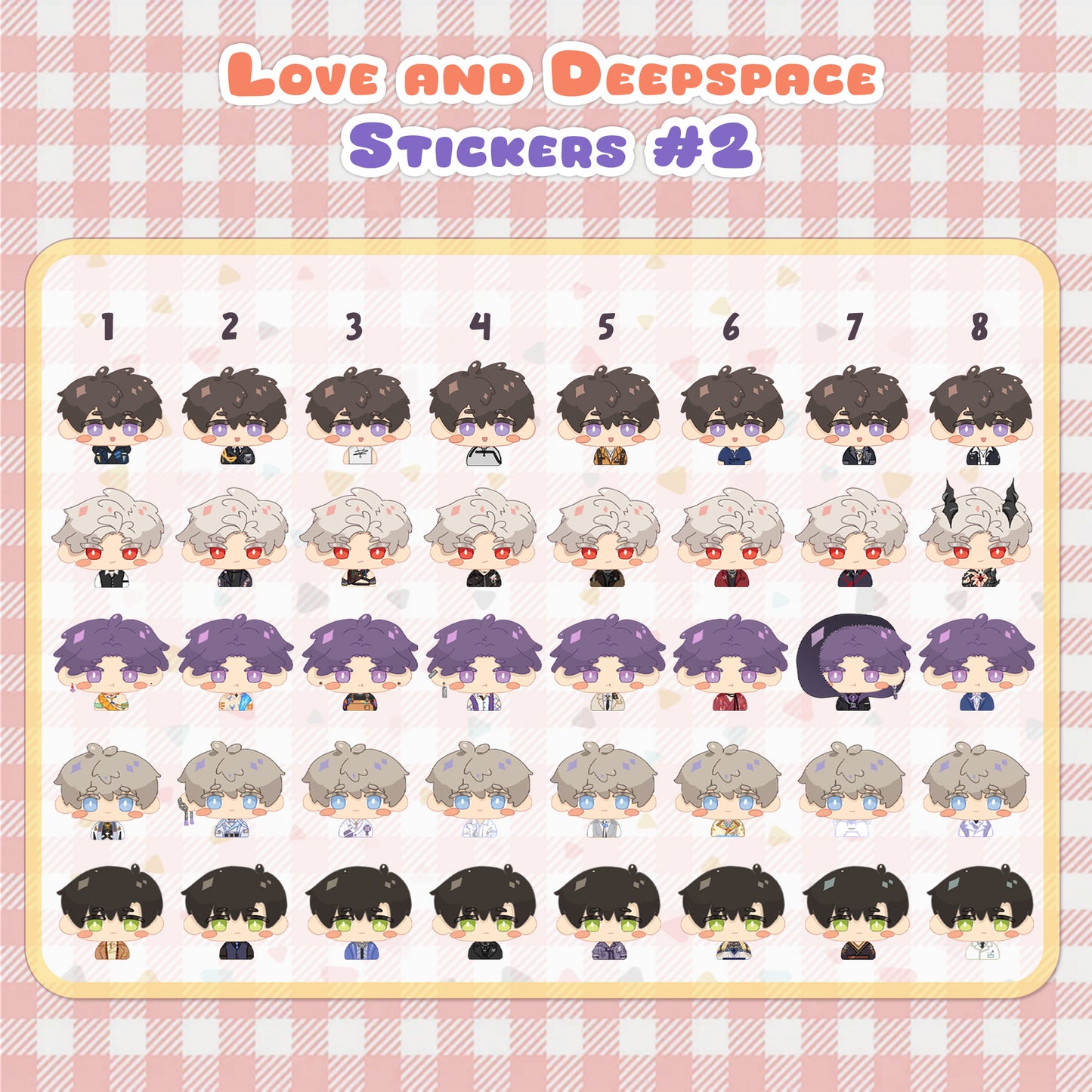 Deepspace Stickers #2