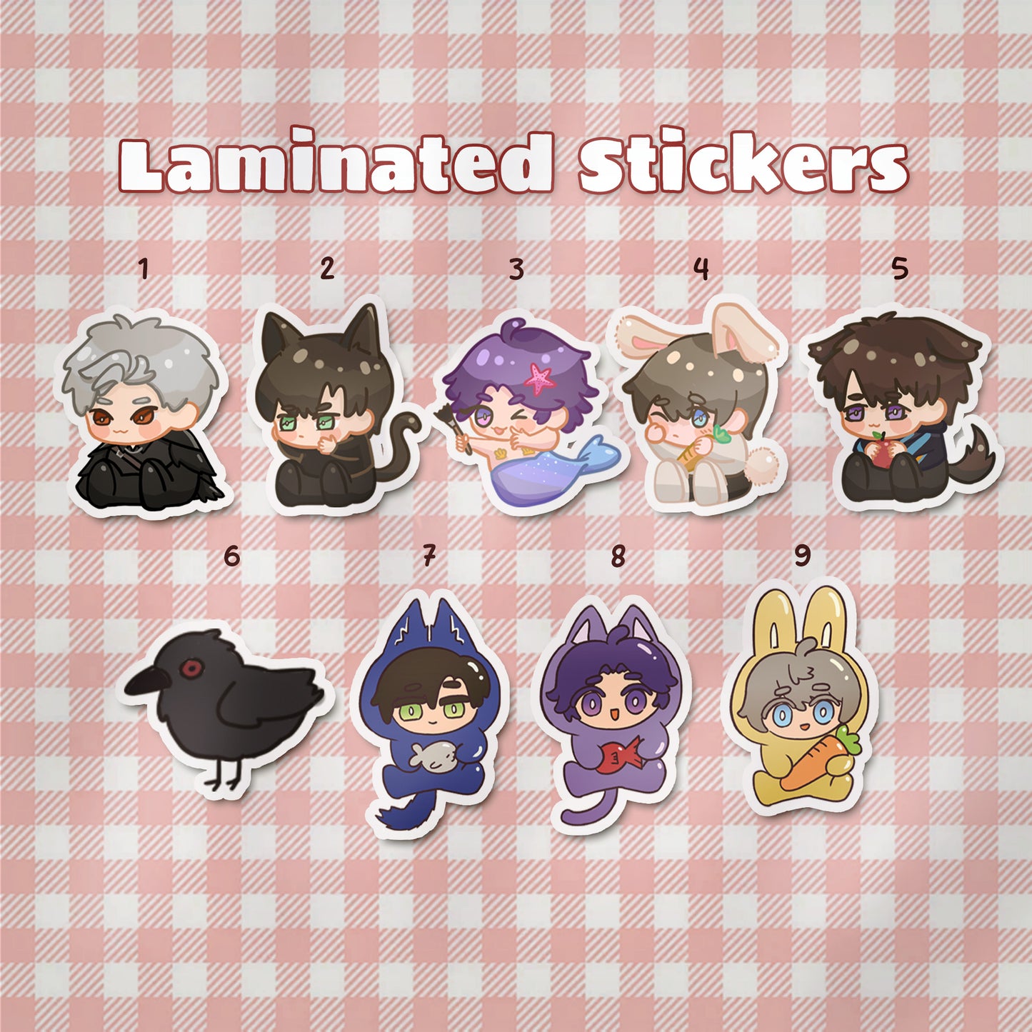 Deepspace Laminated Stickers