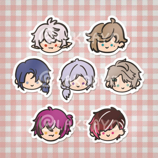 Nijisanji Heads Stickers