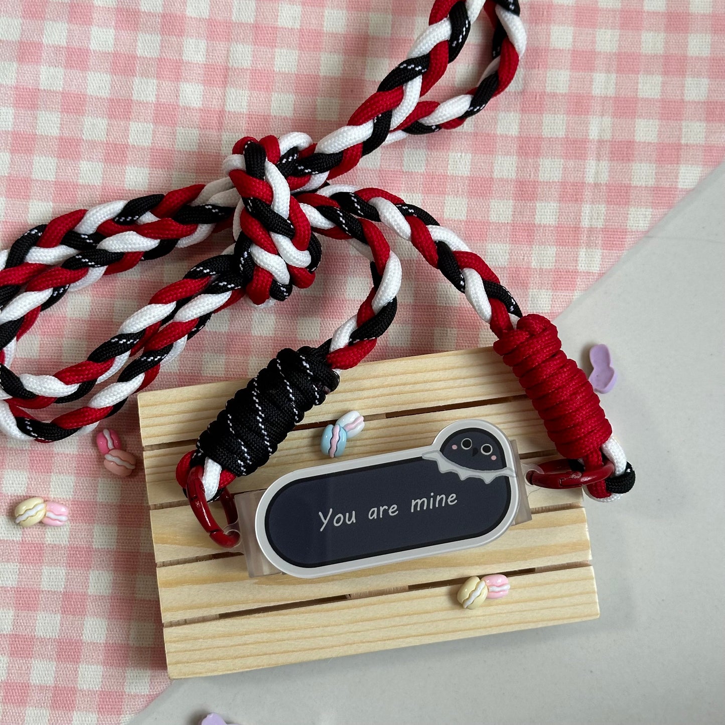 Acrylic Phone Clip + Lanyard #2