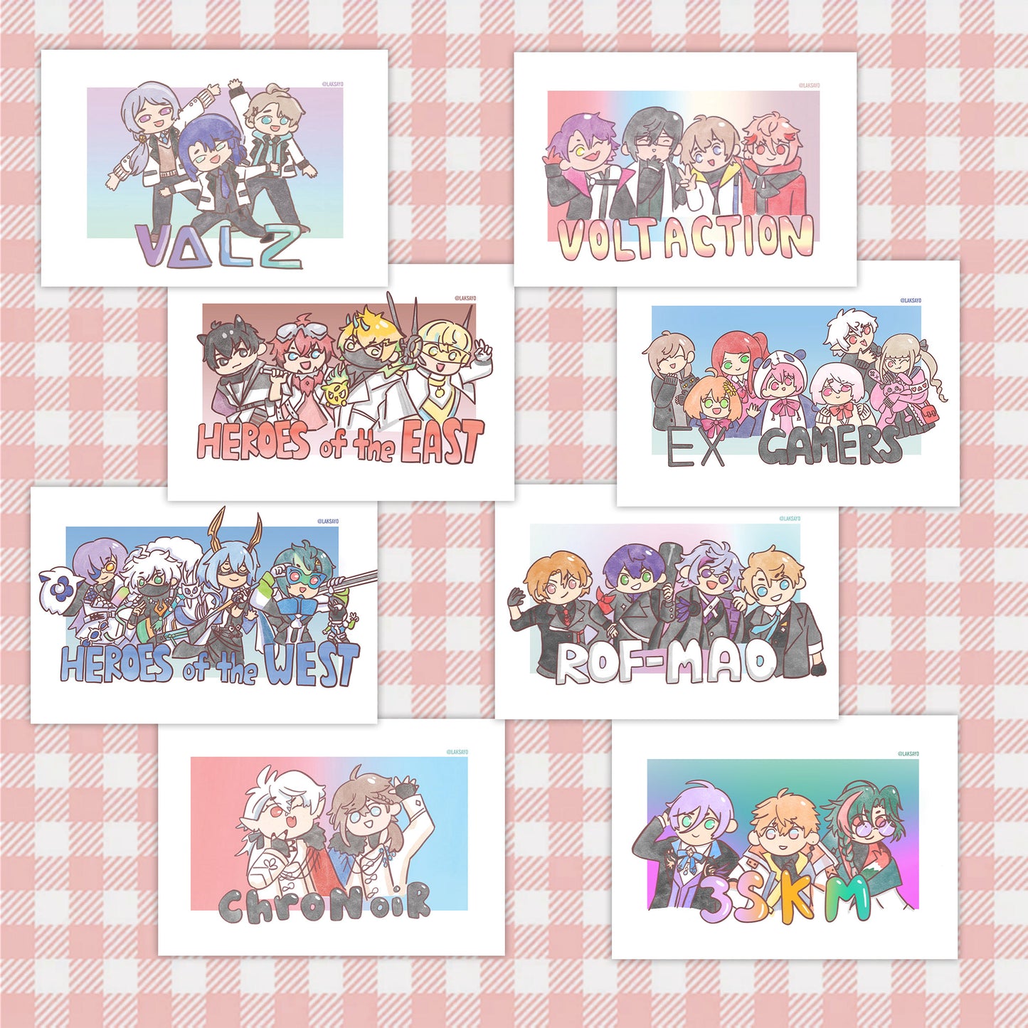 Chibi Postcards ◆ Nijisanji ◆
