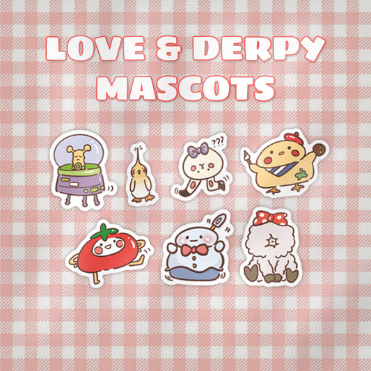 Love & Derpy Mascots Sticker Set