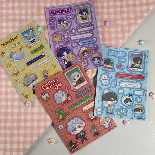 Deepspace Sticker Sheets
